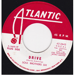 Soul Brothers Six Drive Vinyl 7" USED