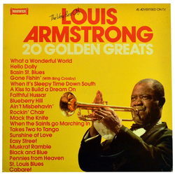 Louis Armstrong The Very Best Of Louis Armstrong 20 Golden Greats Vinyl LP USED