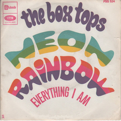 Box Tops Neon Rainbow Vinyl 7" USED
