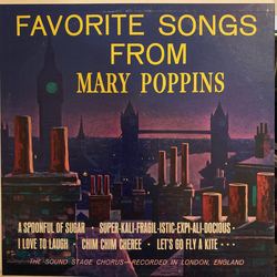 The Hollywood Sound Stage Chorus Favorite Songs From Walt Disney's Mary Poppins Vinyl LP USED