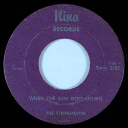 The Stringmates When The Sun Goes Down/It Just Can't Be Vinyl 7" USED