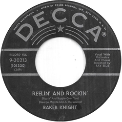 Baker Knight Reelin' And Rockin' (Bippin' And Boppin' Over You) Vinyl 7" USED