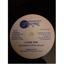 Soundwave & Peter Spence I Love You Vinyl 12" USED