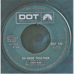 Andy Kim So Good Together / I Got To Know Vinyl 7" USED