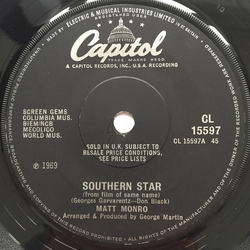 Matt Monro Southern Star Vinyl 7" USED
