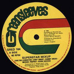 Carlton Livingston / Leroy Smart / Sammy Dread / Michael Prophet / Scion Success Superstar Mixup / One For The Money Vinyl 12" USED