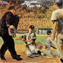 Ernie Harwell / Ray Lane (2) The Year Of The Tiger '68 Vinyl LP USED