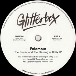 Folamour The Power And The Blessing Of Unity EP Vinyl 12" USED