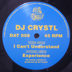 DJ Crystl Experience / I Can’t Understand Vinyl 12" USED