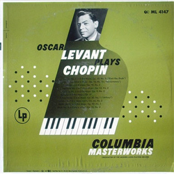 Oscar Levant Oscar Levant Plays Chopin Vinyl LP USED