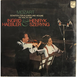 Wolfgang Amadeus Mozart / Ingrid Haebler / Henryk Szeryng Sonaten Für Klavier Und Violine KV 454, KV 481 Vinyl LP USED