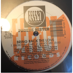 Phoebe Mister Bring Back The Love Vinyl 12" USED