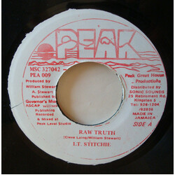 Lieutenant Stitchie Raw Truth USED VINYL 7INCH 45 RPM