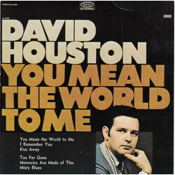David Houston You Mean The World To Me USED VINYL 7INCH 33 S RPM JUKEBOX STEREO