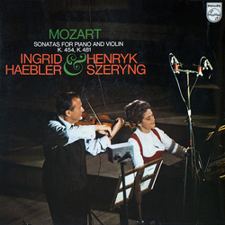 Wolfgang Amadeus Mozart / Ingrid Haebler / Henryk Szeryng Sonatas For Piano And Violin K. 454, K. 481 Vinyl LP USED