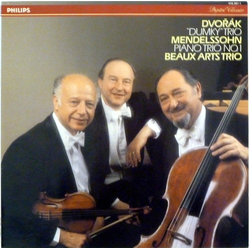 Antonín Dvořák / Felix Mendelssohn-Bartholdy / Beaux Arts Trio "Dumky" Trio - Piano Trio No.1 Vinyl LP USED