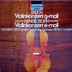Felix Mendelssohn-Bartholdy / Max Bruch / London Symphony Orchestra Violinkonzert G-Moll - Violinkonzert E-Moll Vinyl LP USED