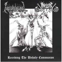 Necroholocaust / Manticore (2) Receiving The Unholy Communion Vinyl 7" USED