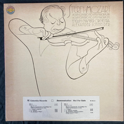 Wolfgang Amadeus Mozart / Isaac Stern / English Chamber Orchestra / Alexander Schneider Violin Concerto No 4 In D Major, K. 218 / Violin Concerto No 2