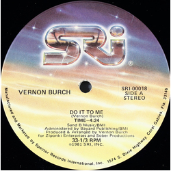 Vernon Burch Do It To Me Vinyl 12" USED