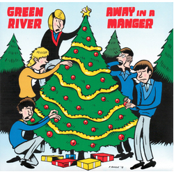 Green River / U-Men (2) Away In A Manger / Blue Christmas Vinyl 7" USED