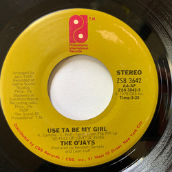 The O'Jays Use Ta Be My Girl / This Time Baby Vinyl 7" USED