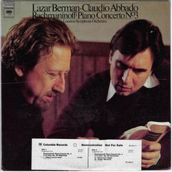 Lazar Berman / Claudio Abbado / Sergei Vasilyevich Rachmaninoff / The London Symphony Orchestra Piano Concerto Nr. 3 Vinyl LP USED