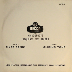 No Artist Microgroove Frequency Test Record Vinyl LP USED