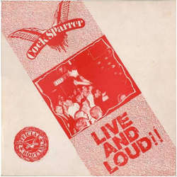 Cock Sparrer Live And Loud!! Vinyl LP USED