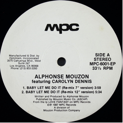 Alphonse Mouzon / Carolyn Dennis Baby Let Me Do It Vinyl 12" USED