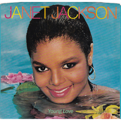 Janet Jackson Young Love Vinyl 7" USED