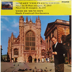 Wolfgang Amadeus Mozart / Yehudi Menuhin / Bath Festival Orchestra Mozart Violin Concertos Nos. 1 & 2 Vinyl LP USED