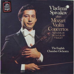 Wolfgang Amadeus Mozart / English Chamber Orchestra / Vladimir Spivakov Vladimir Spivakov Plays Mozart Violin Concertos Vinyl LP USED