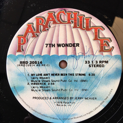 7th Wonder My Love Ain't Never Been This Strong Vinyl 12" USED