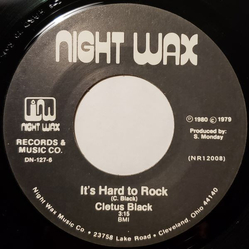 Cletus Black It's Hard To Rock / Hobo's Song Vinyl 7" USED