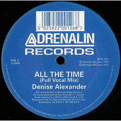 Denise Alexander (2) All The Time Vinyl 12" USED