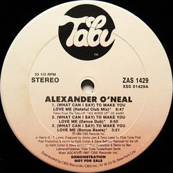 Alexander O'Neal (What Can I Say) To Make You Love Me Vinyl 12" USED