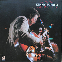 Kenny Burrell / Rufus Reid A La Carte Vinyl LP USED