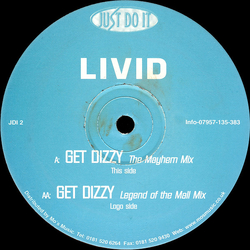 Livid Get Dizzy Vinyl 12" USED