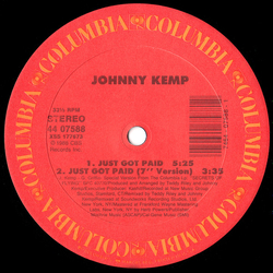 Johnny Kemp Just Got Paid Vinyl 12" USED