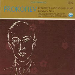 Sergei Prokofiev Symphony No. 2 In D MInor, Op. 40; Symphony No. 7 Vinyl LP USED