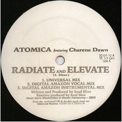 Atomica / Charene Dawn Radiate And Elevate Vinyl 12" USED