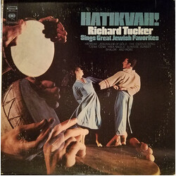 Richard Tucker (2) Hatikvah! Richard Tucker Sings Jewish Favorites Vinyl LP USED