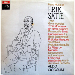 Erik Satie / Aldo Ciccolini Piano Music Vinyl LP USED