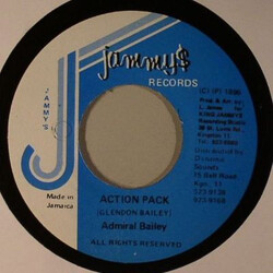 Admiral Bailey Action Pack USED VINYL 7INCH SINGLE 45 RPM REPRESS