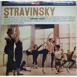 Igor Stravinsky Agon - Canticum Sacrum Vinyl LP USED