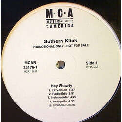 Suthern Klick / Field Mob Hey Shawty USED VINYL 12INCH PROMO