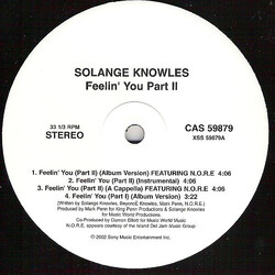 Solange (2) Feelin' You Part II / Dance With You USED VINYL 12INCH 33 S RPM