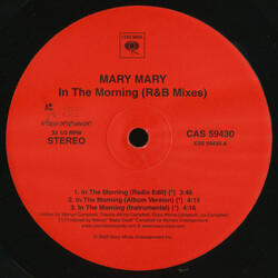 Mary Mary In The Morning (R&B Mixes) USED VINYL 12INCH 33 S RPM