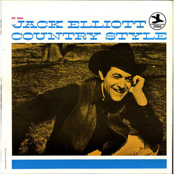 Ramblin' Jack Elliott Country Style Vinyl LP USED